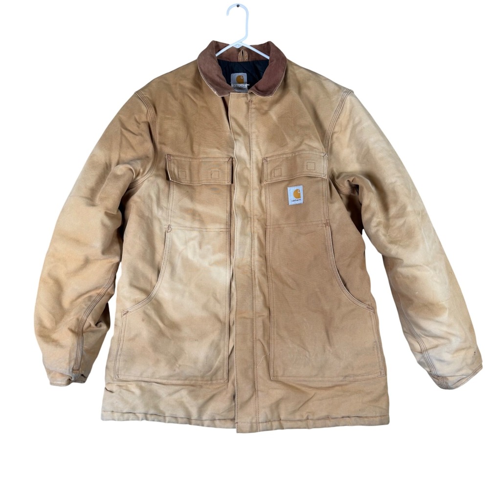 Carhartt Mens Duck Traditional Coat Arctic Quilt Lined Brown C03 BRN 42 Tall USA